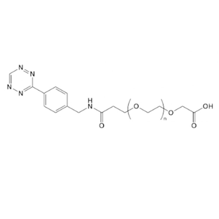 Tetrazine-PEG-Acid，Tetrazine-PEG-COOH，MW：2000
